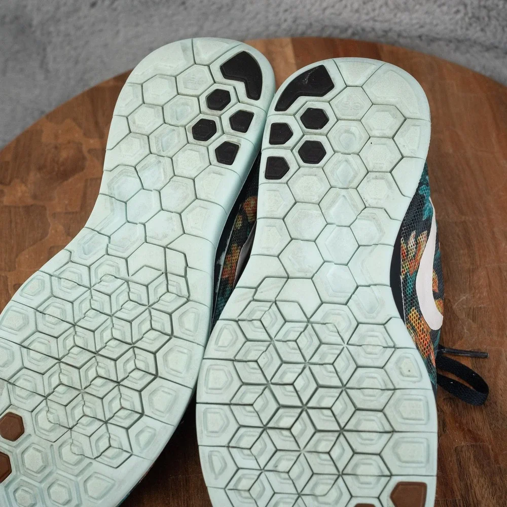 Women Nike Free 5.0 Floral Photosynthesis Shoes Size 6